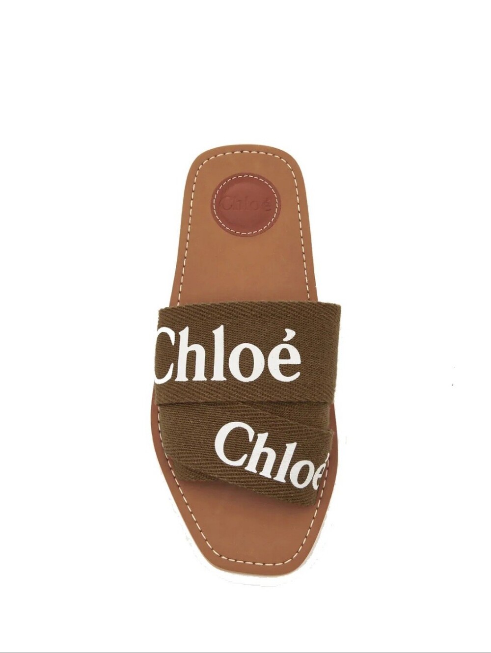 Chloé Woody Logo Slide Sandal